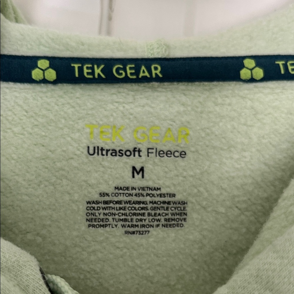 Tek Gear Women's Ultrasoft Light Green Hoodie - size Medium - Picture 2 of 6